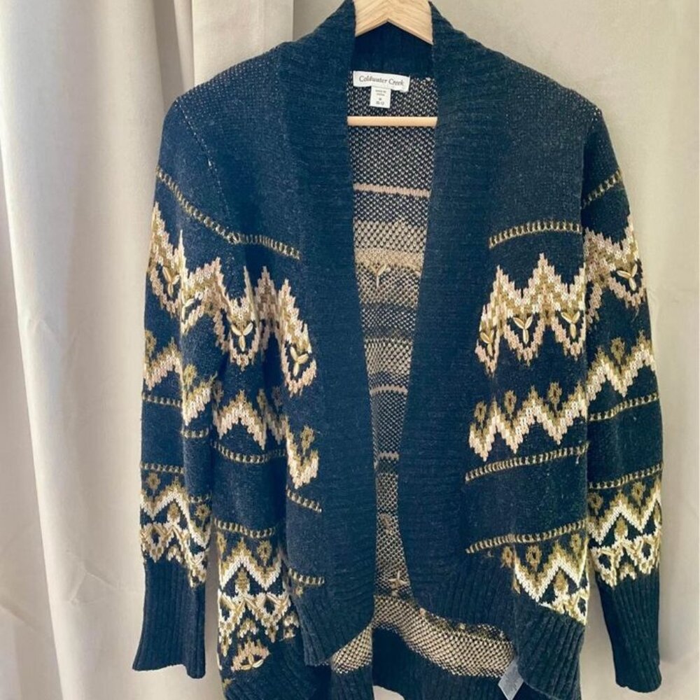 Coldwater Creek | Womens Wool Blend Cardigan | M
